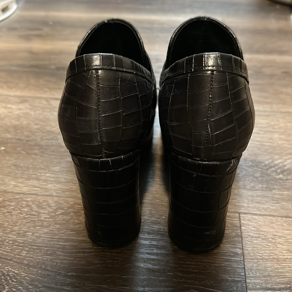 Jeffrey Campbell crocodile platform loafer black size 9 - Picture 4 of 5